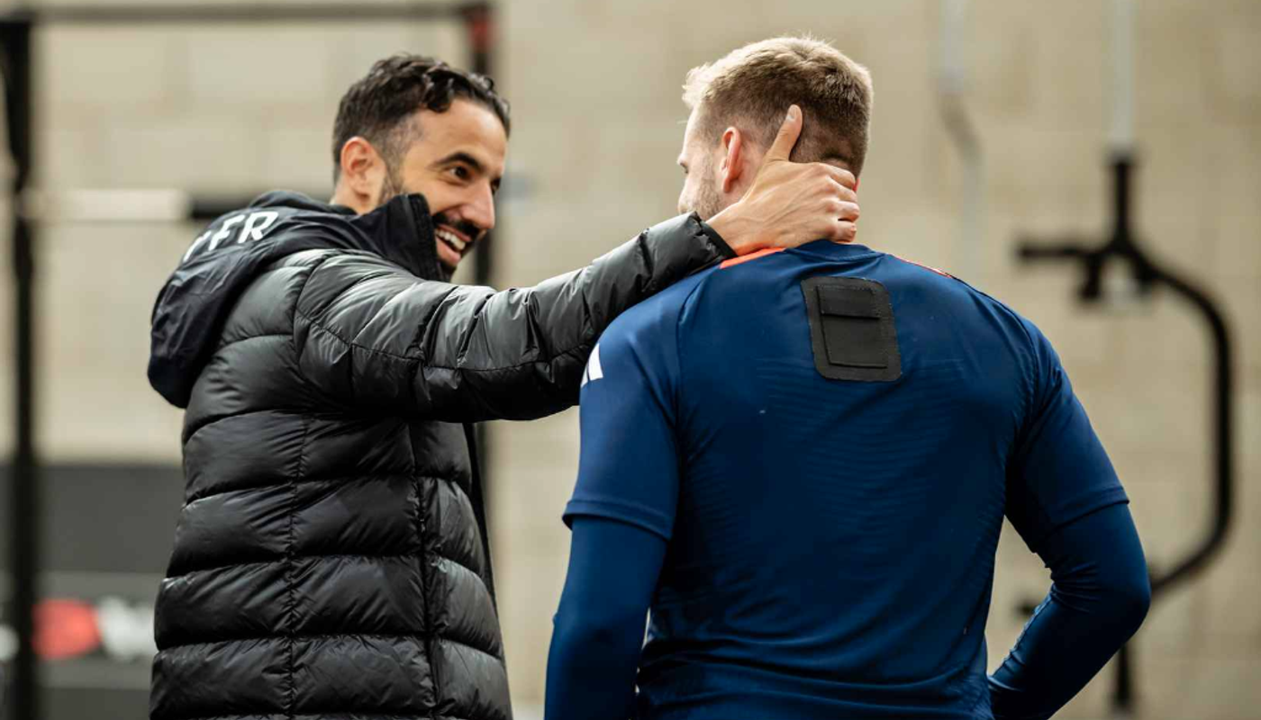 Ruben Amorim and Luke Shaw